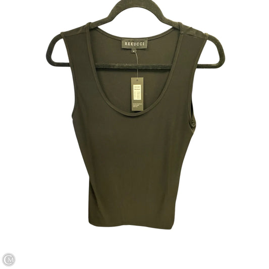 Top Sleeveless By Clothes Mentor In Black, Size: M