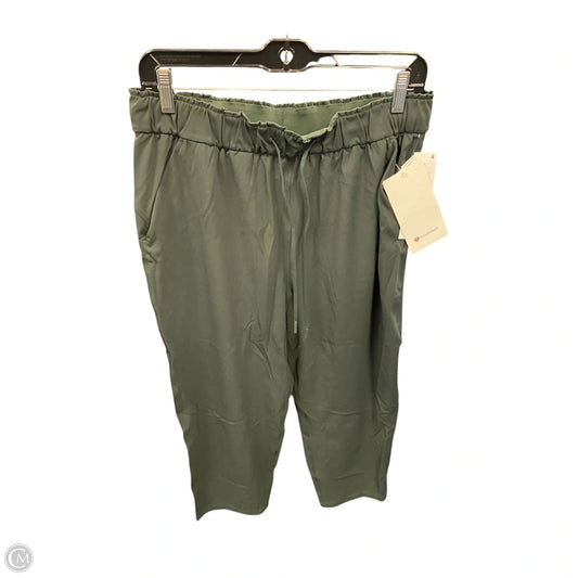 Athletic Pants By Lululemon In Green, Size: 10