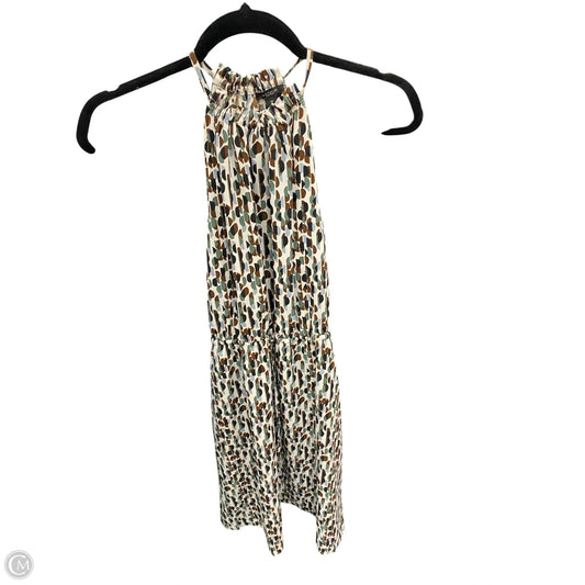 Dress Casual Short By Ann Taylor In Brown & Green, Size: Xs