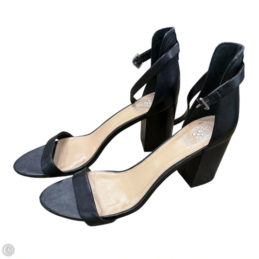 Sandals Heels Block By Vince Camuto In Black, Size: 11