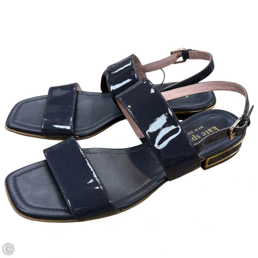 Sandals Designer By Kate Spade In Navy, Size: 9