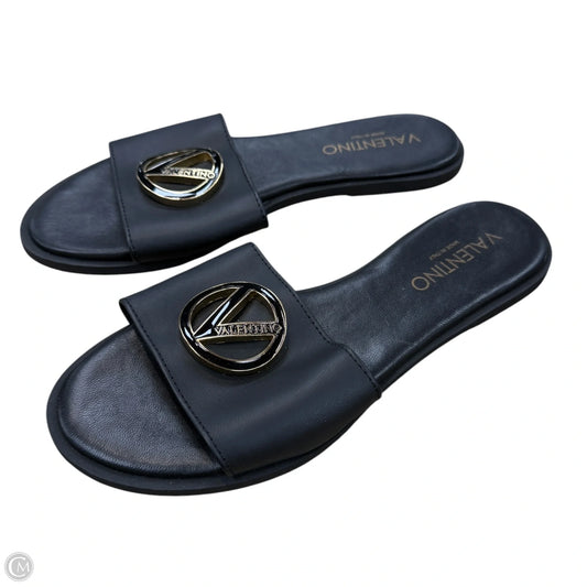 Sandals Designer By Valentino-mario In Black, Size: 9
