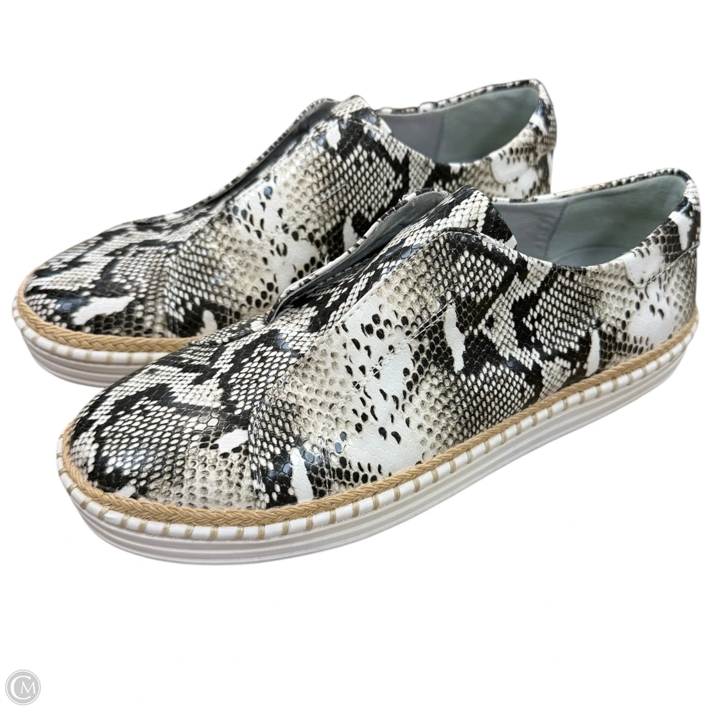 Shoes Sneakers By J Slides In Snakeskin Print, Size: 9