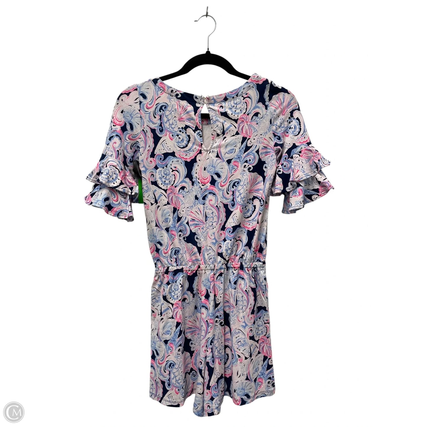Romper Designer By Lilly Pulitzer In Blue & Pink, Size: Xxs