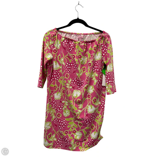 Dress Designer By Lilly Pulitzer In Green & Pink, Size: Xs