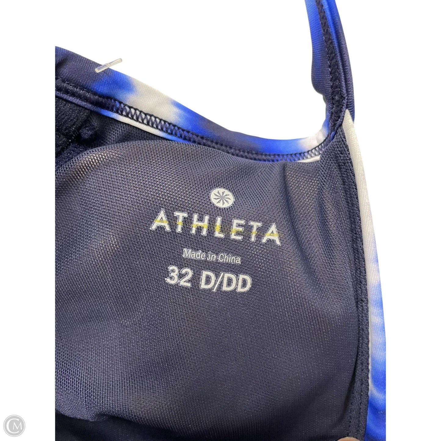 Swimsuit Top By Athleta In Tie Dye Print, Size: S