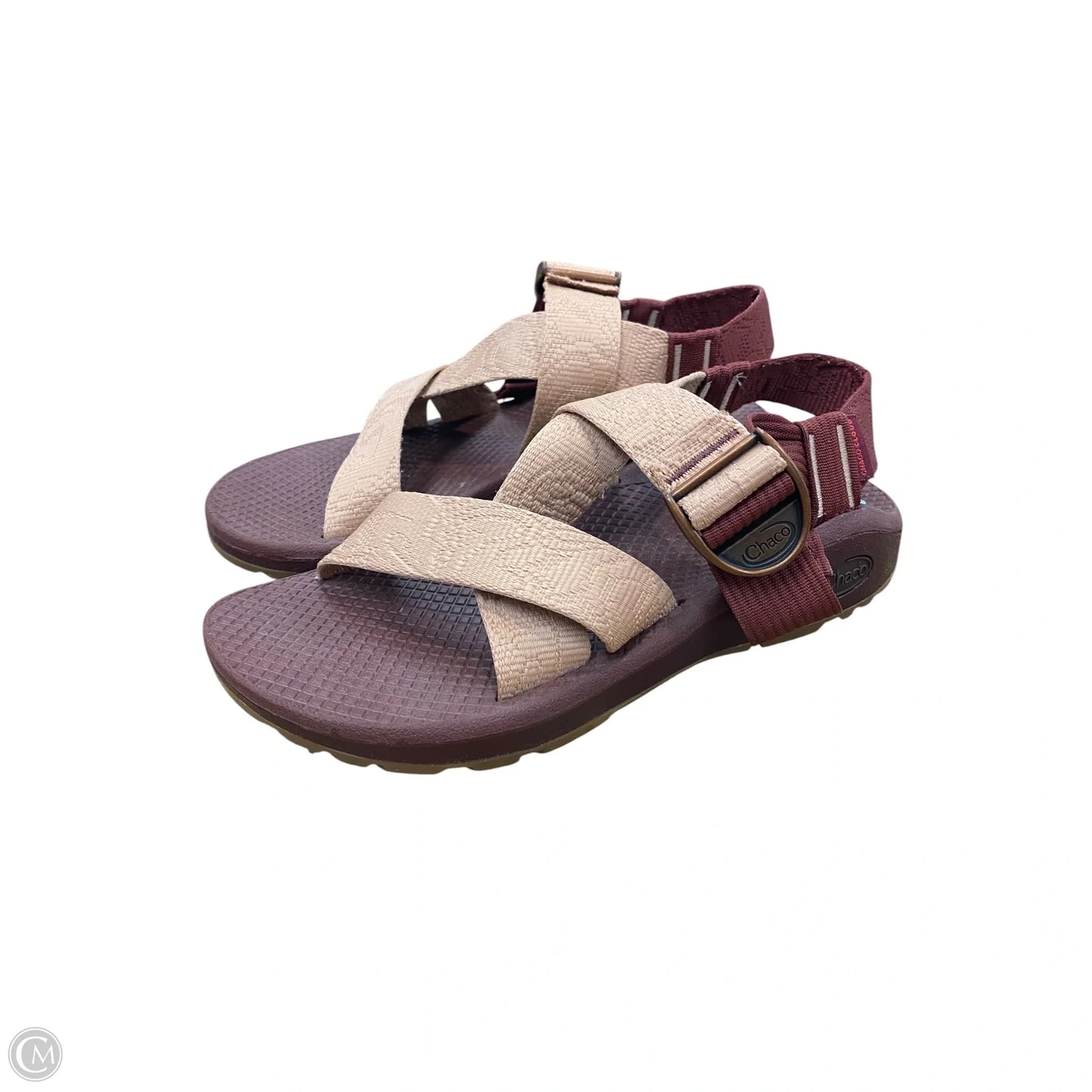 Sandals Flats By Chacos In Maroon, Size: 6