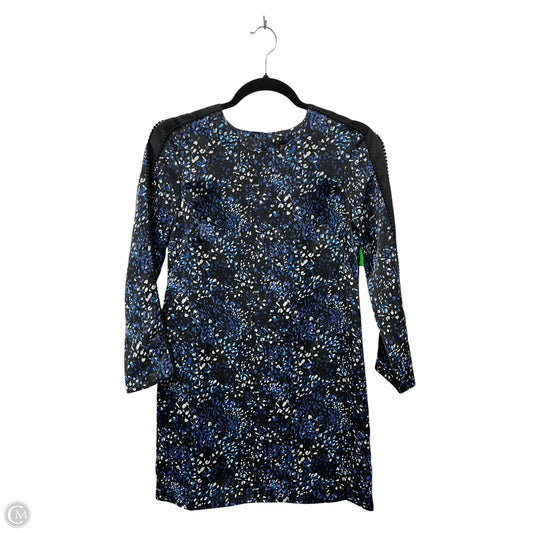 Dress Casual Short By Banana Republic In Black & Blue, Size: 0p