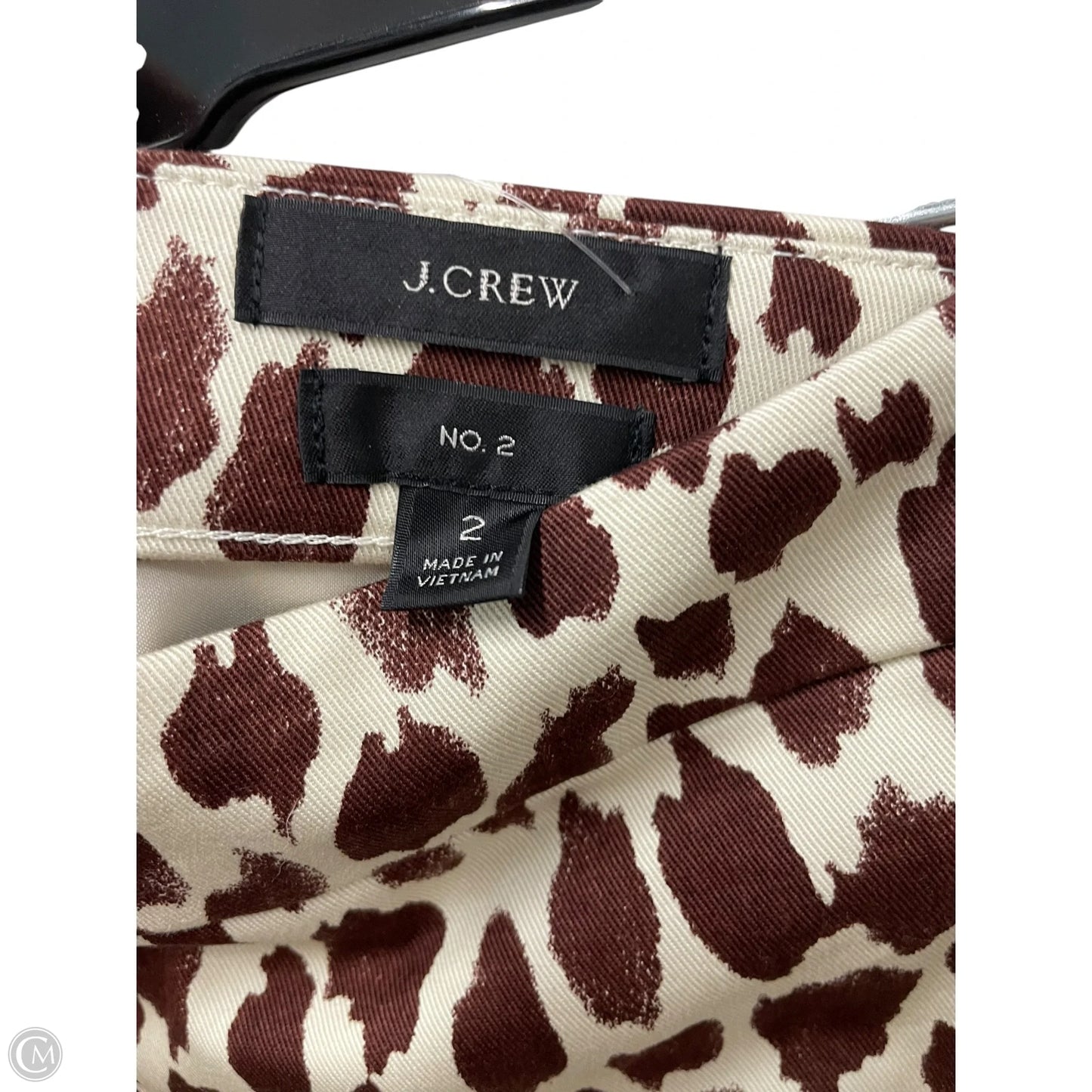 Skirt Mini & Short By J. Crew In Brown & Cream, Size: 2