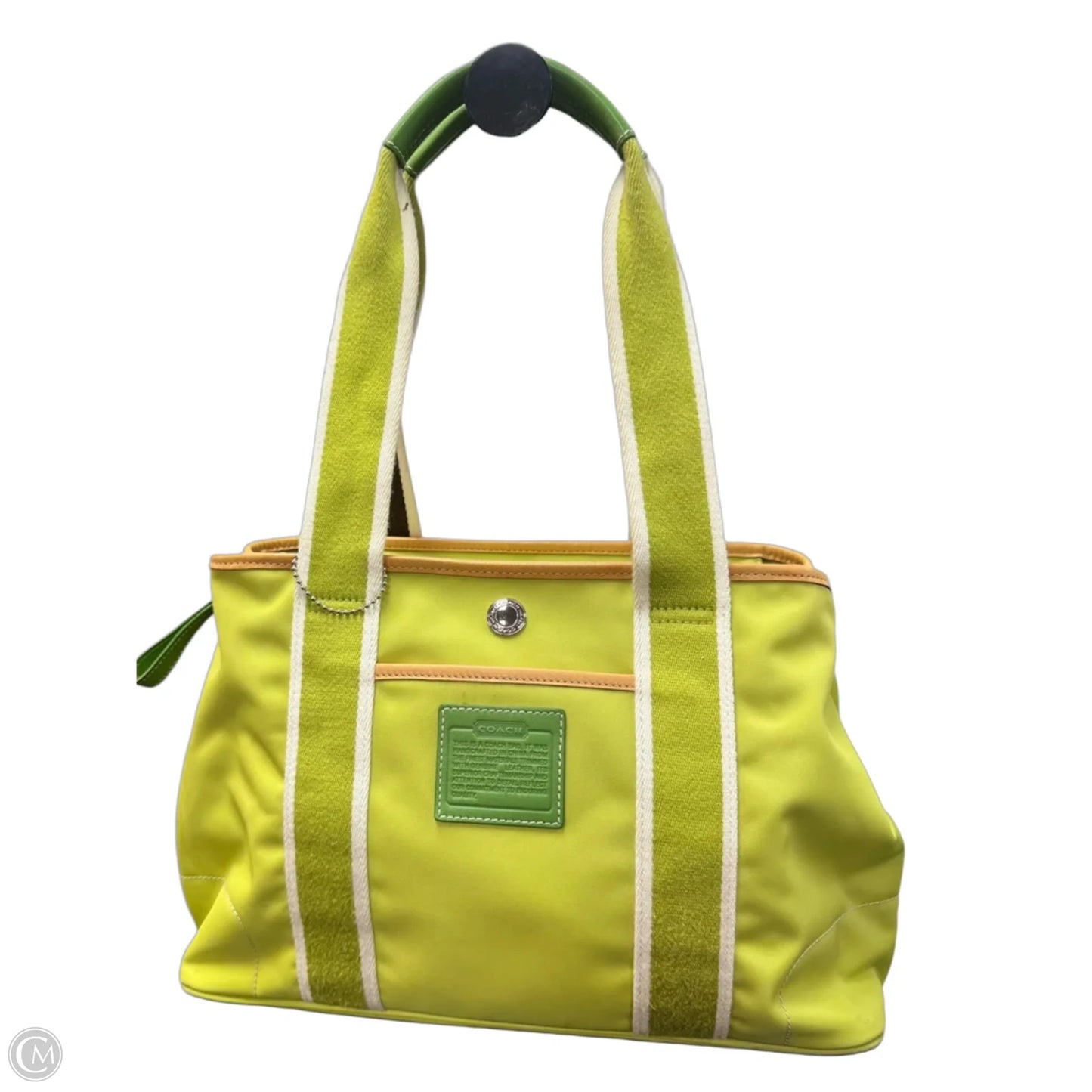 Tote Designer By Coach, Size: Medium