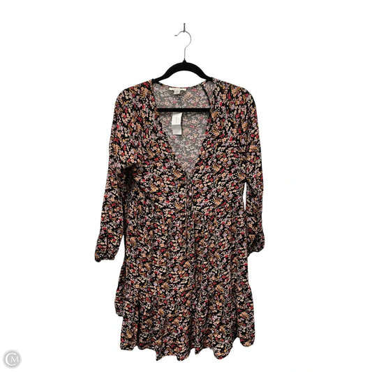 Dress Casual Short By American Eagle In Black & Pink, Size: M