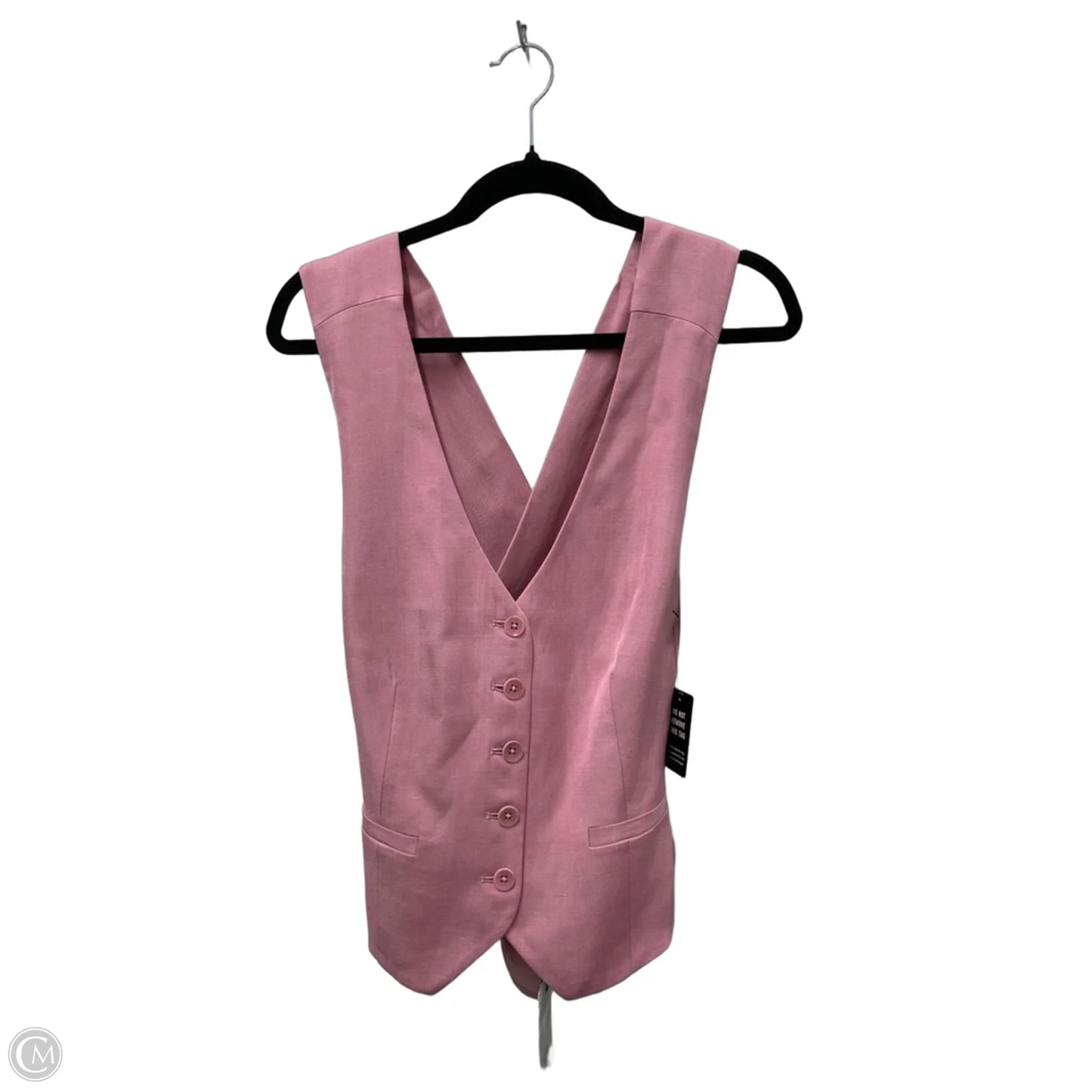 Top Sleeveless By Express In Pink, Size: L