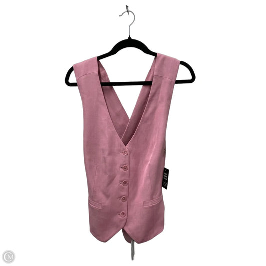 Top Sleeveless By Express In Pink, Size: L