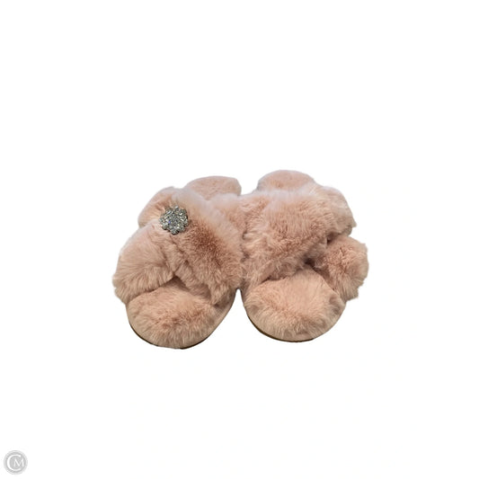 Slippers By Express In Pink, Size: 9.5