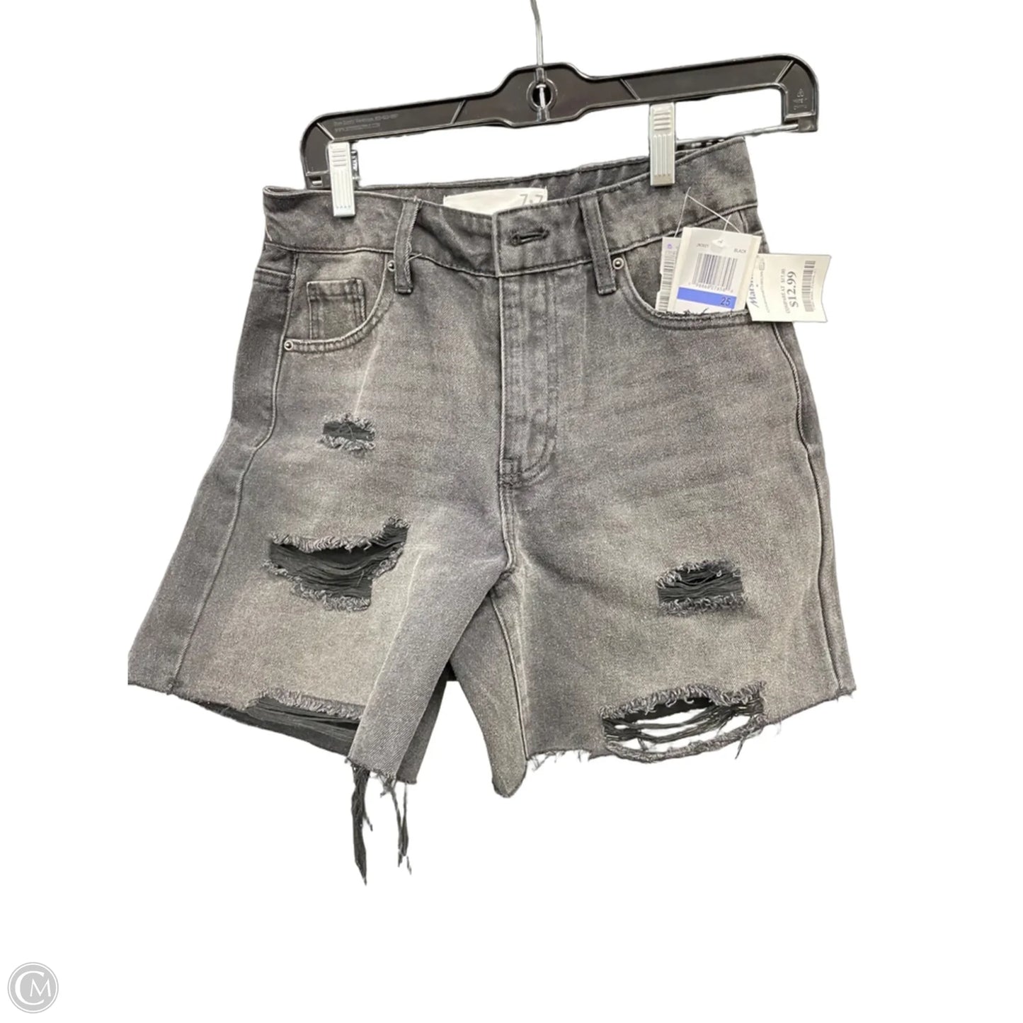Shorts By Seven 7 In Black Denim, Size: 2