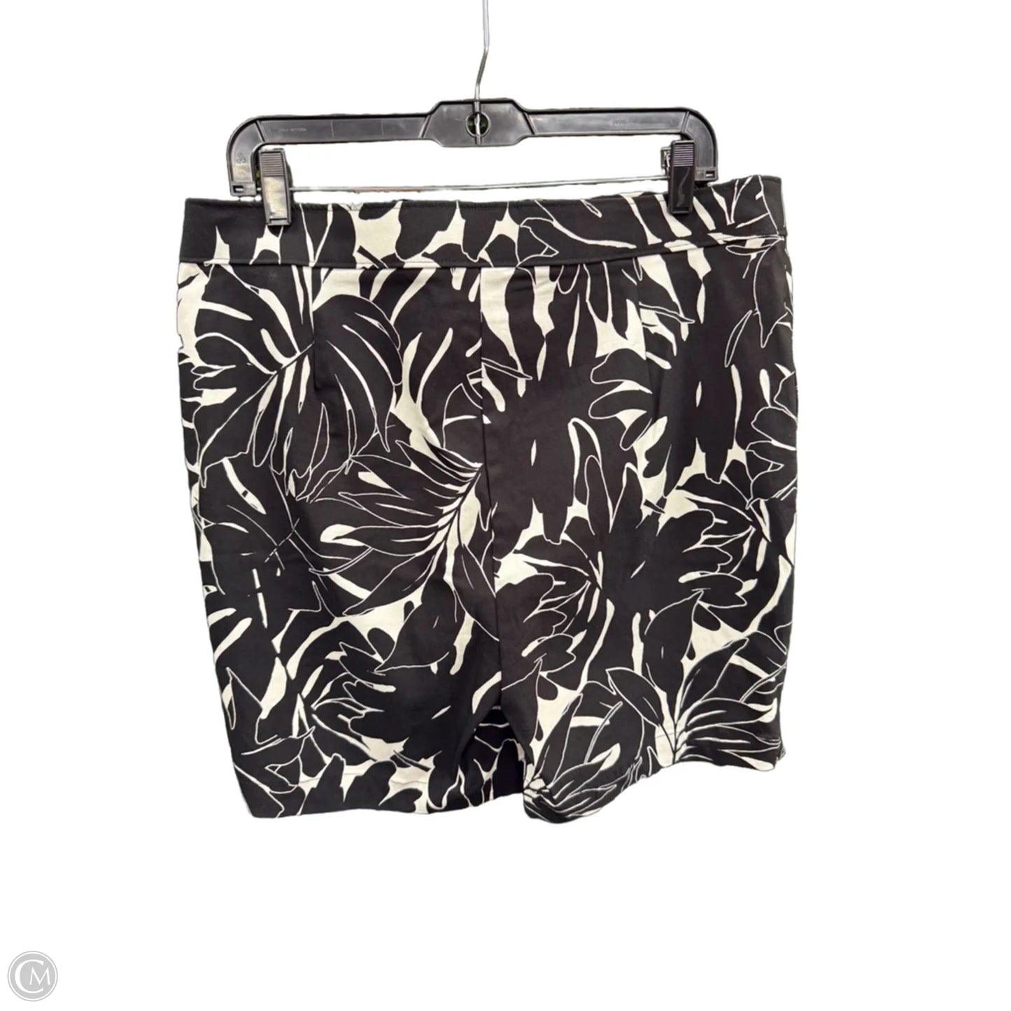 Shorts By Rafaella In Black & White, Size: 14