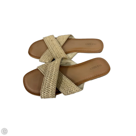 Sandals Flats By Old Navy In Cream, Size: 8