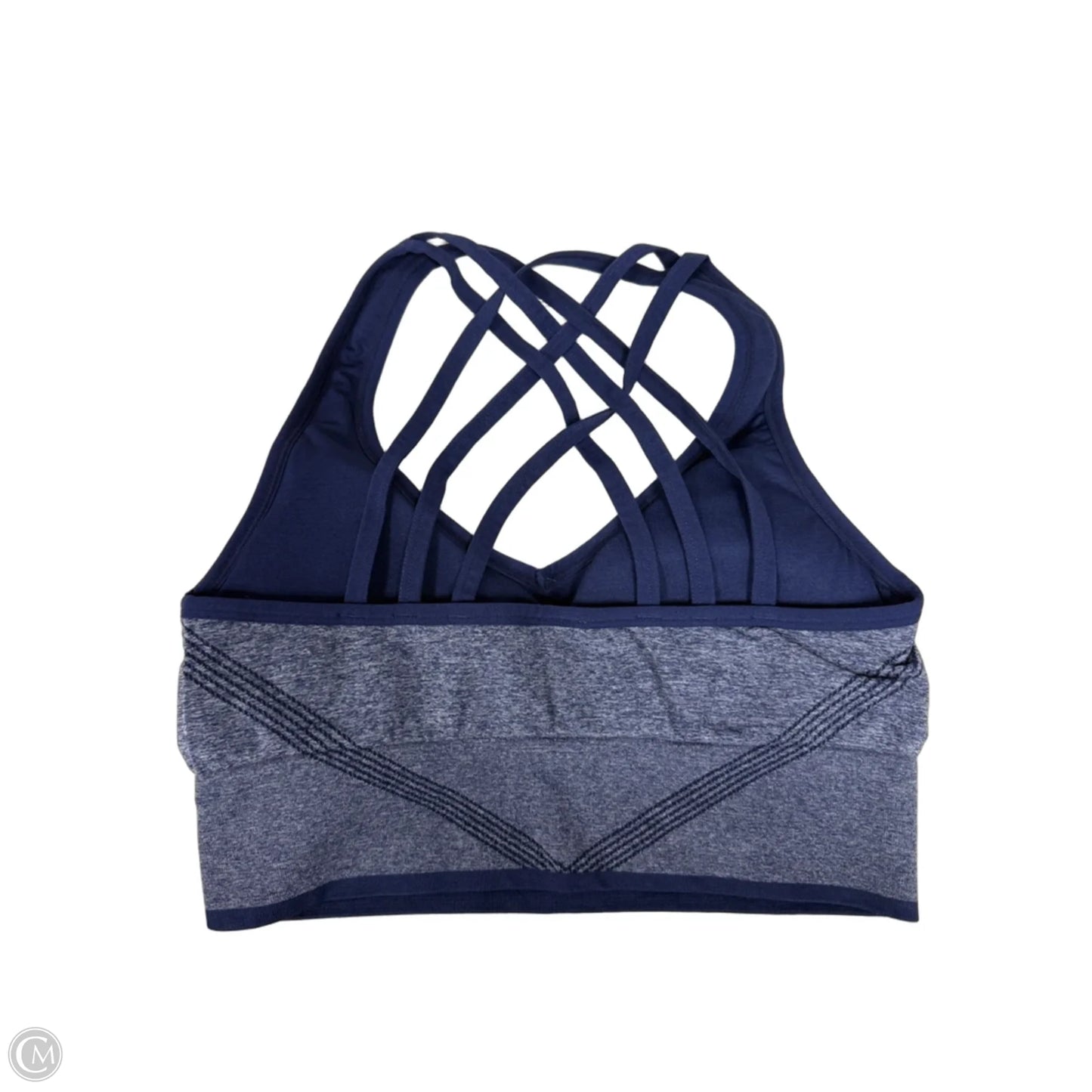 Athletic Bra By New Balance In Blue, Size: L
