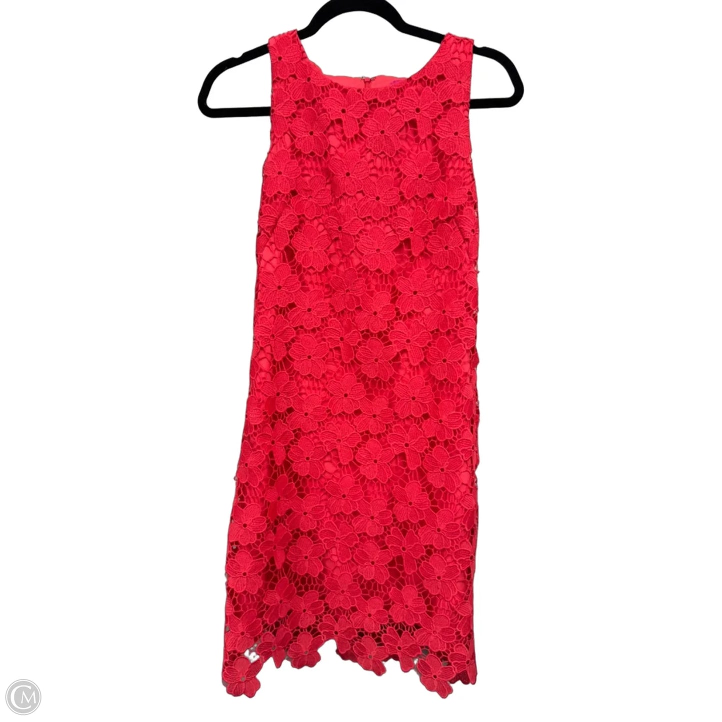 Dress Casual Short By Catherine Malandrino In Coral, Size: 4
