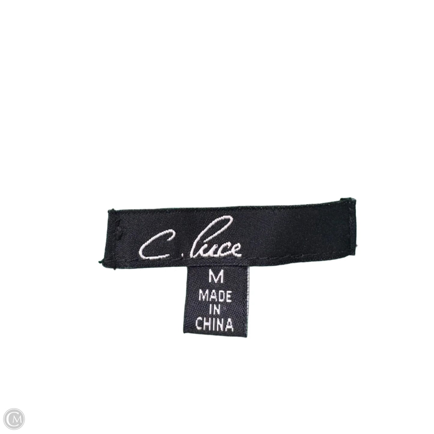 Dress Casual Short By C Luce In Green & White, Size: M