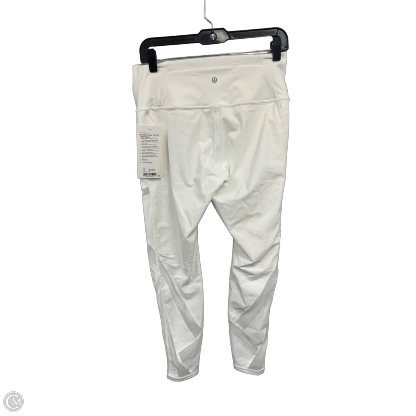 Athletic Leggings By Lululemon In White, Size: 12