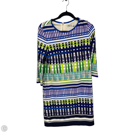 Dress Casual Short By Eliza J In Blue & Purple, Size: 10