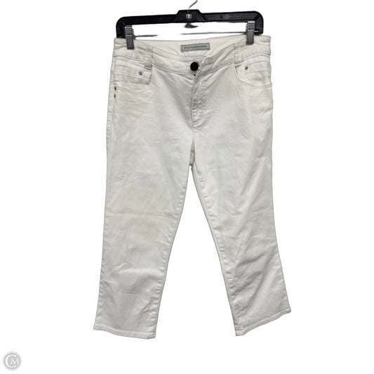 Jeans Cropped By Chicos In White, Size: S
