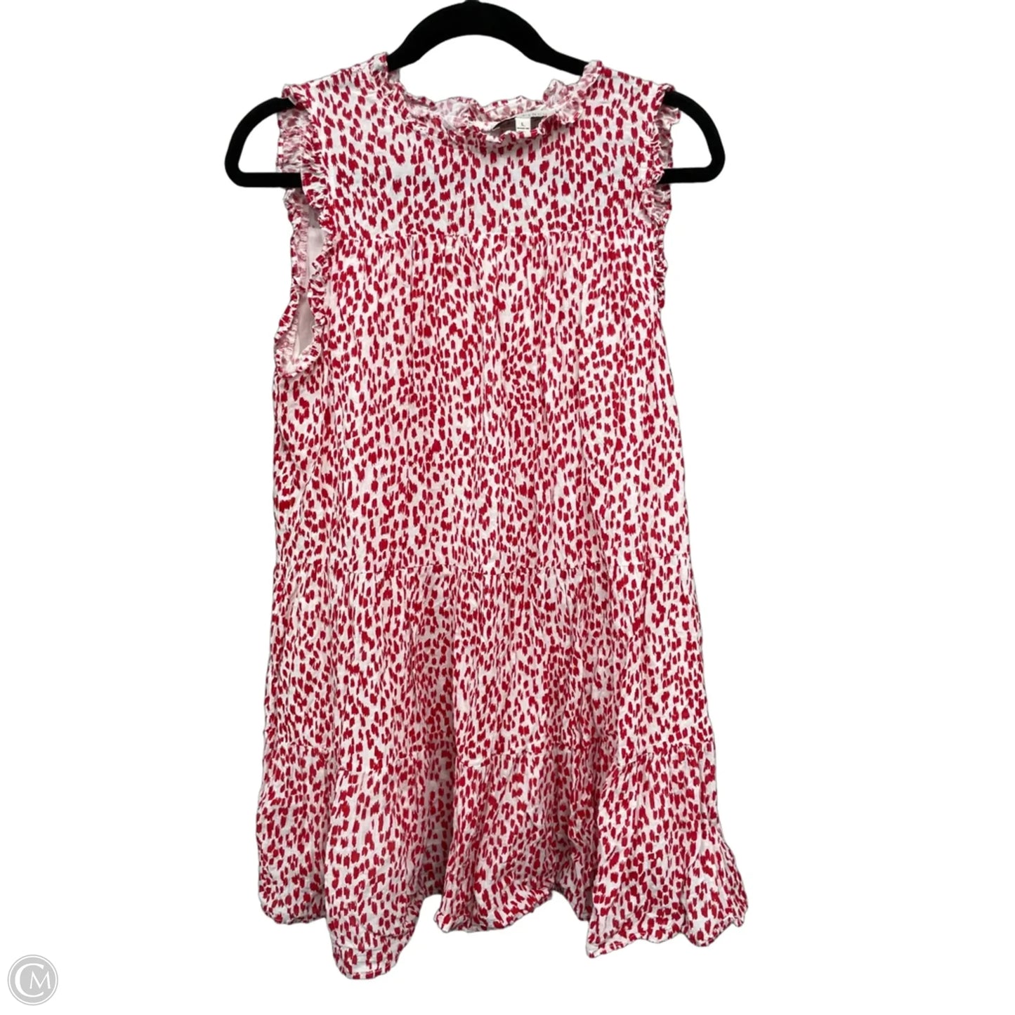 Dress Casual Short By Pinch In Red & White, Size: L