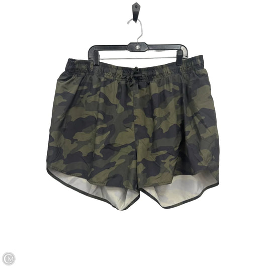 Athletic Shorts By Old Navy In Camouflage Print, Size: 3x