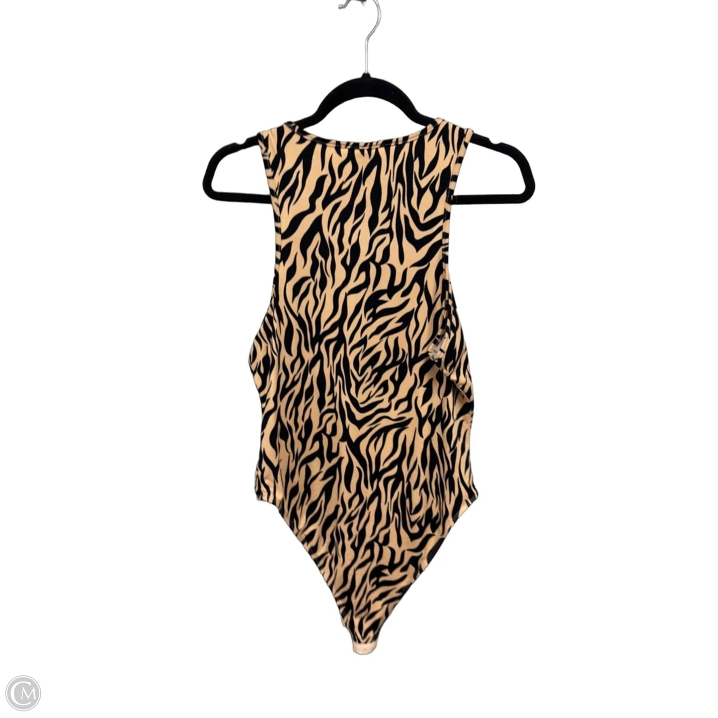 Bodysuit By Shein In Black & Tan, Size: 1x