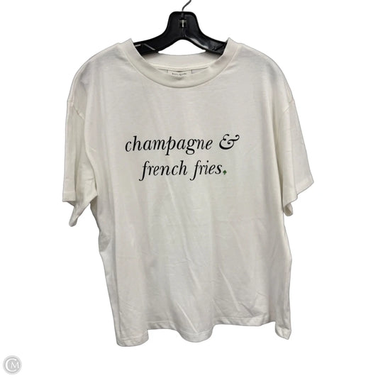 Top Short Sleeve By Target-designer In White, Size: Xxl