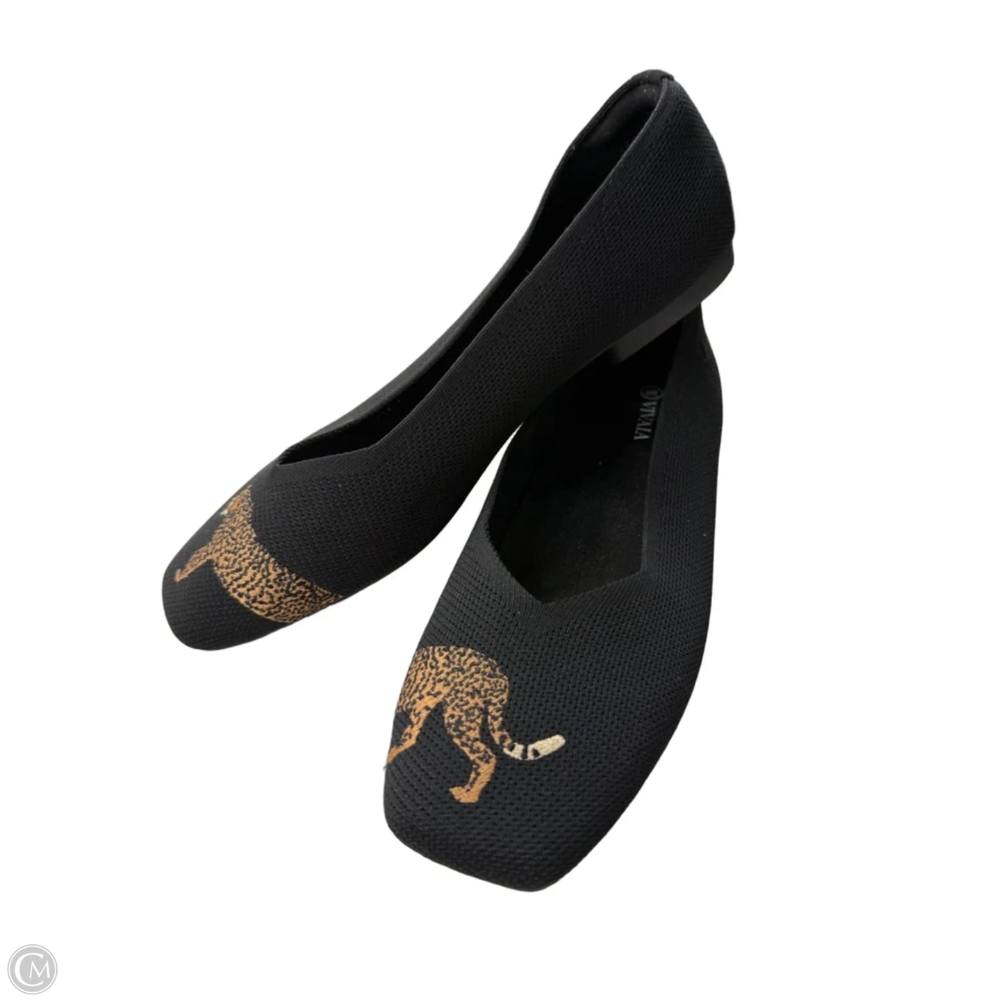 Shoes Flats By Vivaia In Black & Brown, Size: 11.5