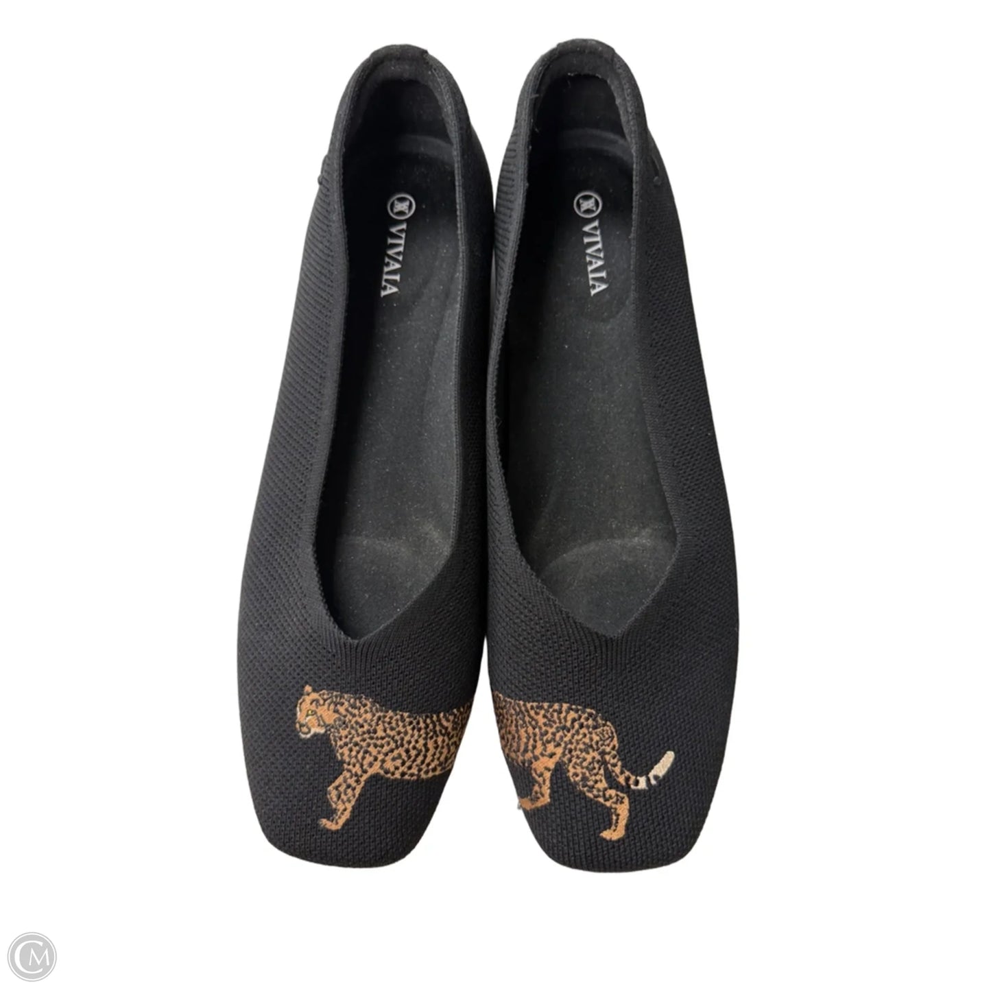 Shoes Flats By Vivaia In Black & Brown, Size: 11.5