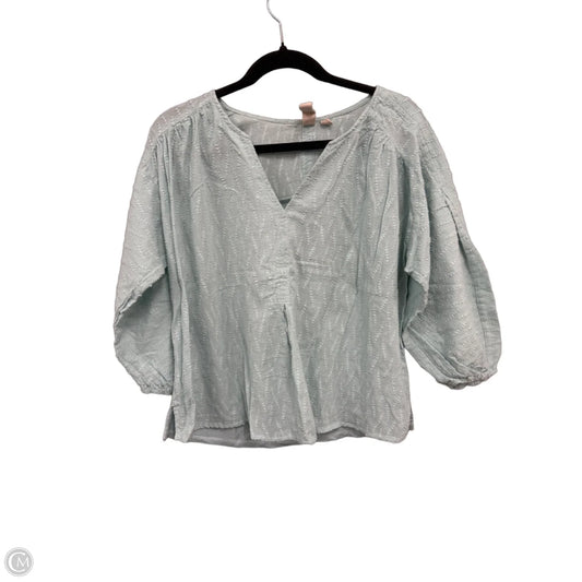 Blouse 3/4 Sleeve By Dolan Left Coast In Green, Size: M
