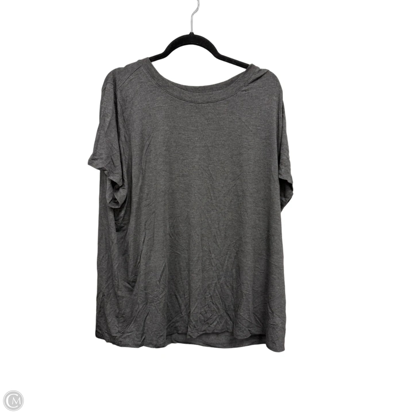 Top Short Sleeve Basic By Torrid In Grey, Size: 3x