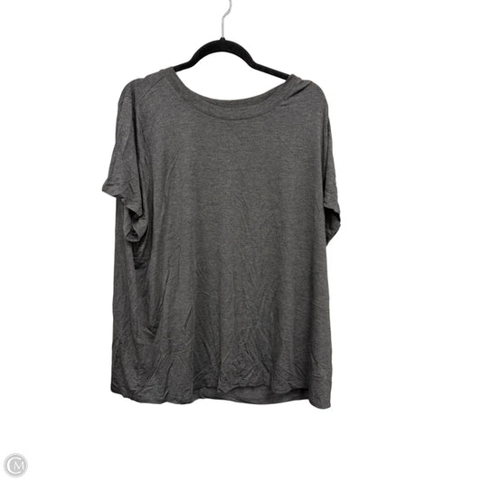 Top Short Sleeve Basic By Torrid In Grey, Size: 3x