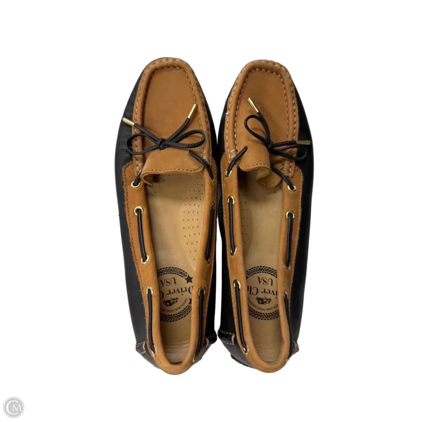 Shoes Flats By Clothes Mentor In Black & Brown, Size: 7