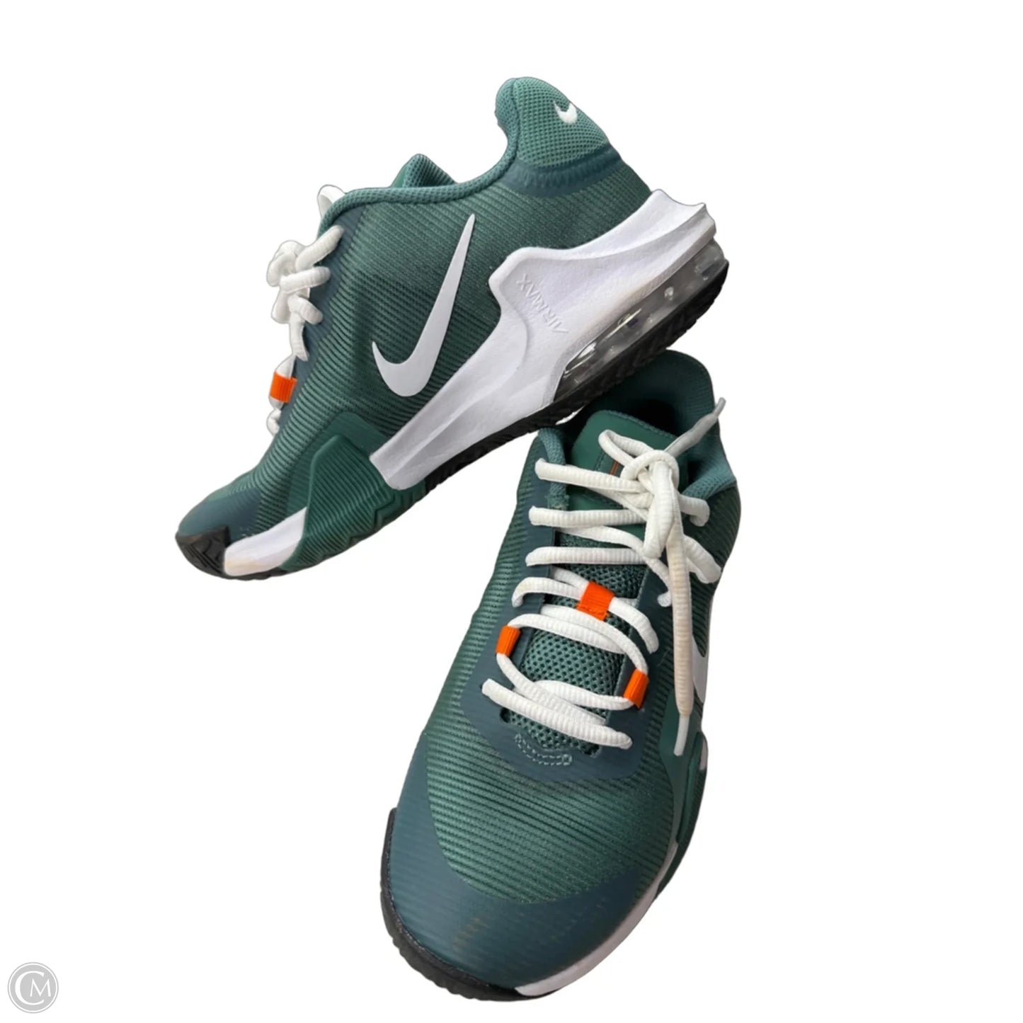 Shoes Athletic By Nike In Green & Orange, Size: 5.5