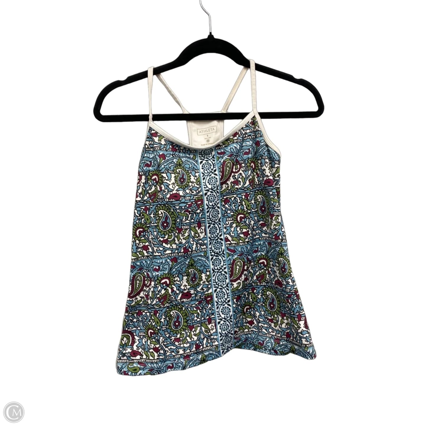 Athletic Tank Top By Athleta In Blue & Green, Size: S