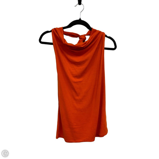 Top Sleeveless By Express In Orange, Size: S