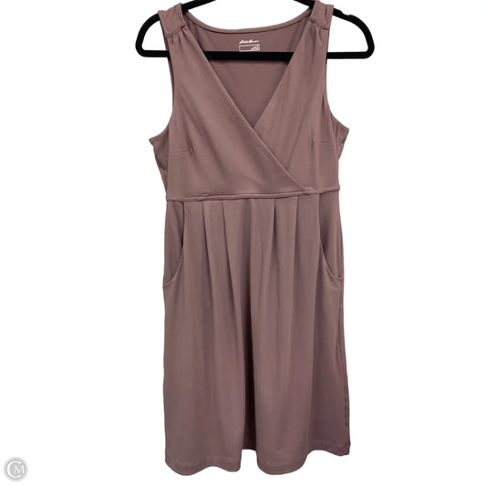 Athletic Dress By Eddie Bauer In Mauve, Size: S