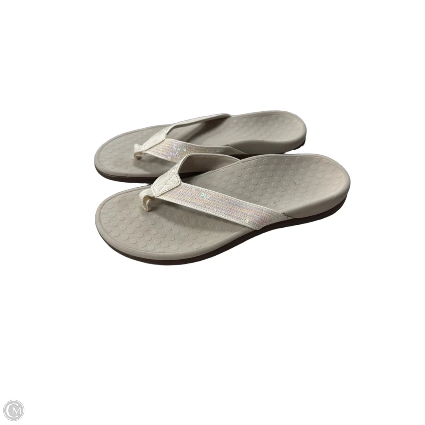 Sandals Flats By Vionic In White, Size: 7