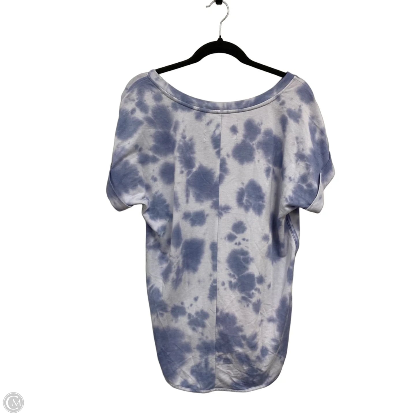 Top Short Sleeve By Cupio In Blue, Size: L
