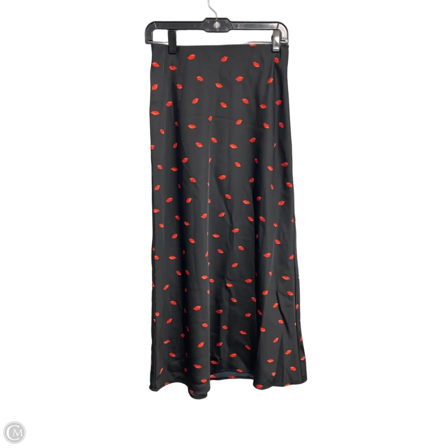 Skirt Maxi By A New Day In Black & Red, Size: Xs