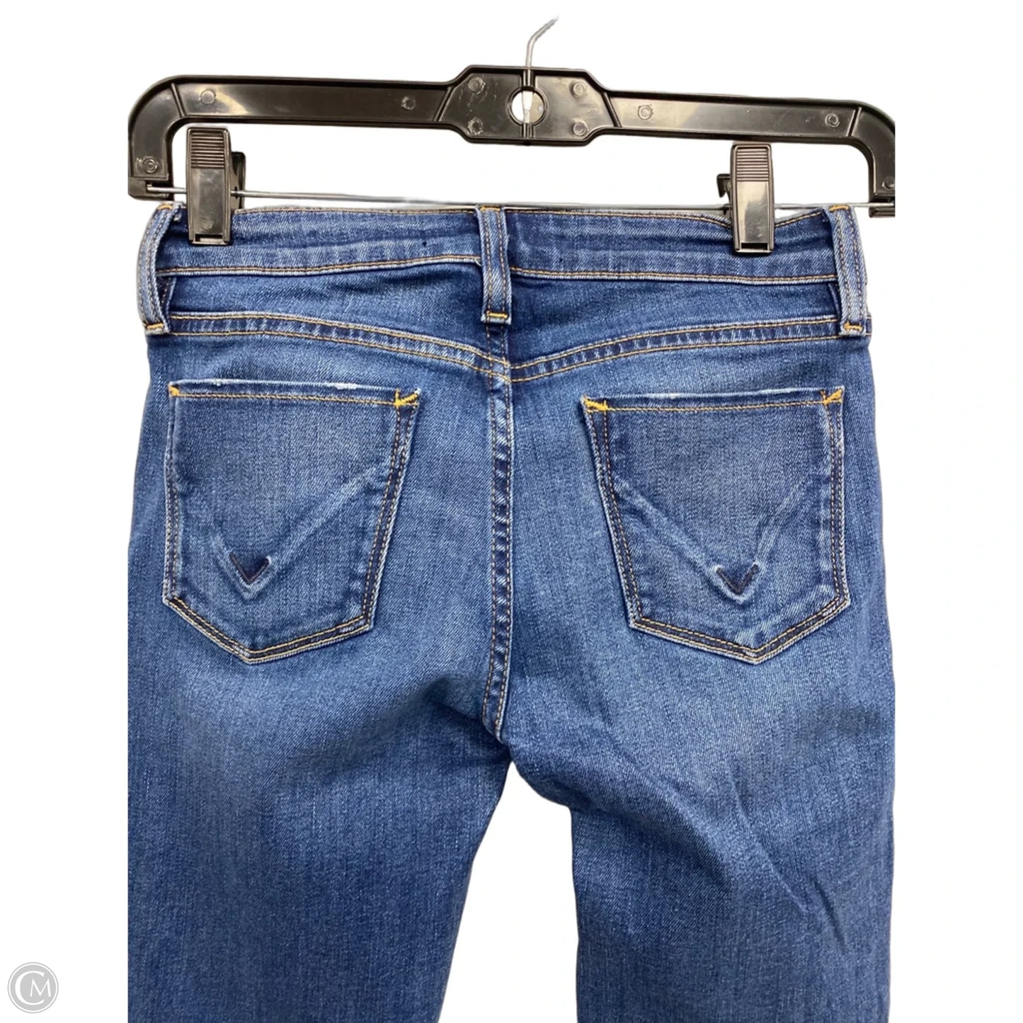 Jeans Skinny By Hudson In Blue Denim, Size: 0p