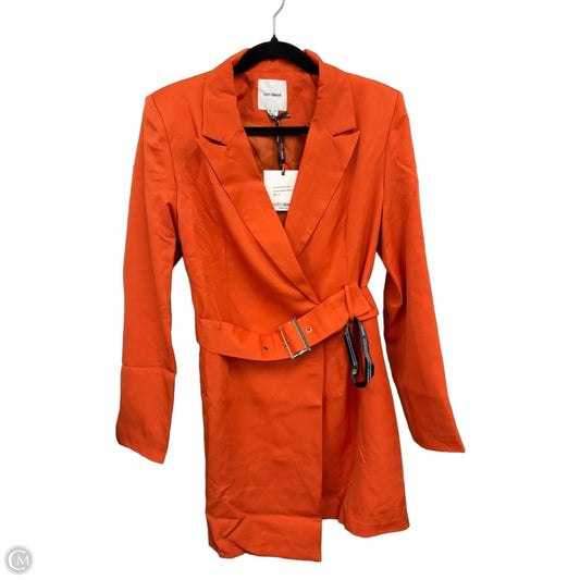 Dress Casual Short By Asos In Orange, Size: 12