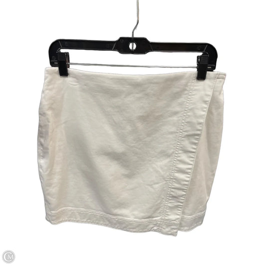Skirt Mini & Short By Ann Taylor In Ivory, Size: 10p