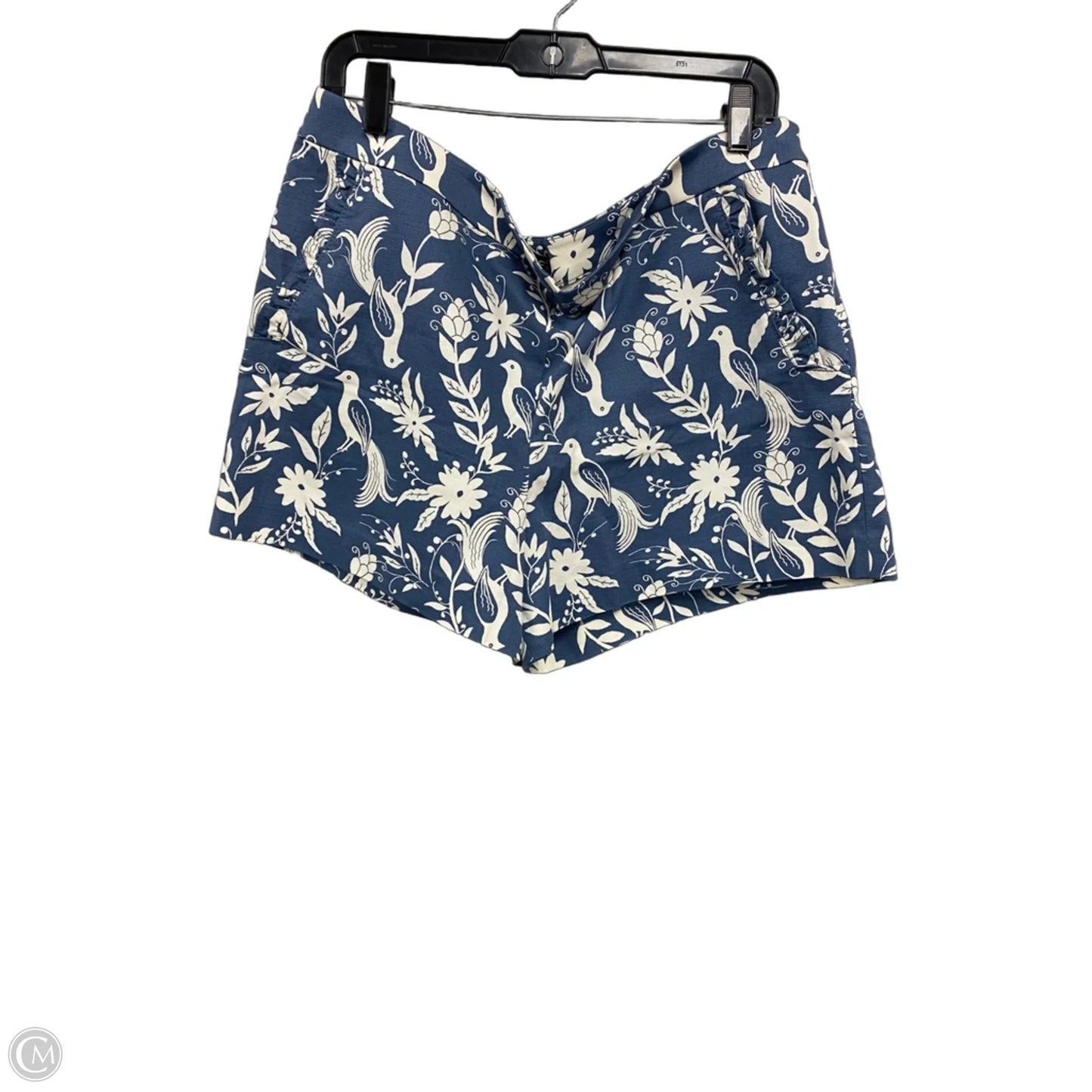 Shorts By Loft In Blue & White, Size: 14