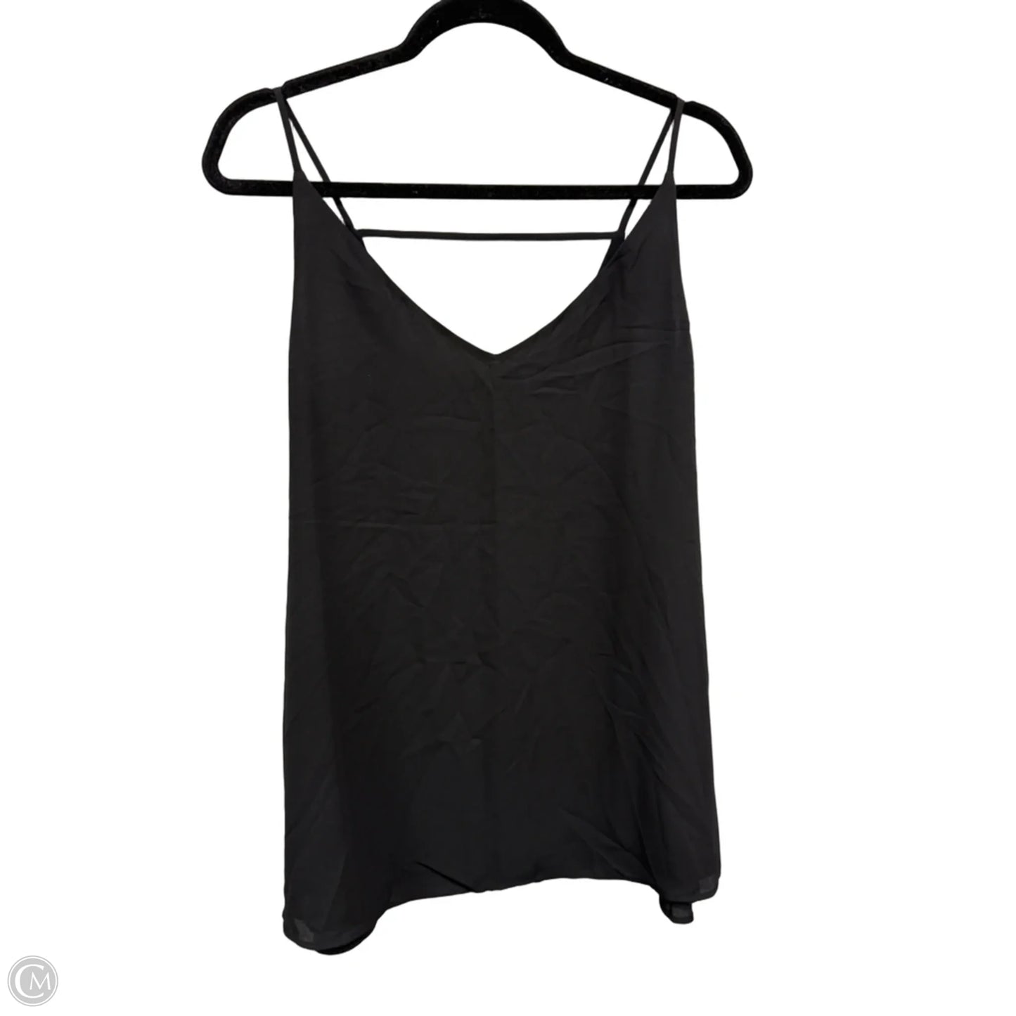 Blouse Sleeveless By Loft In Black, Size: Xl