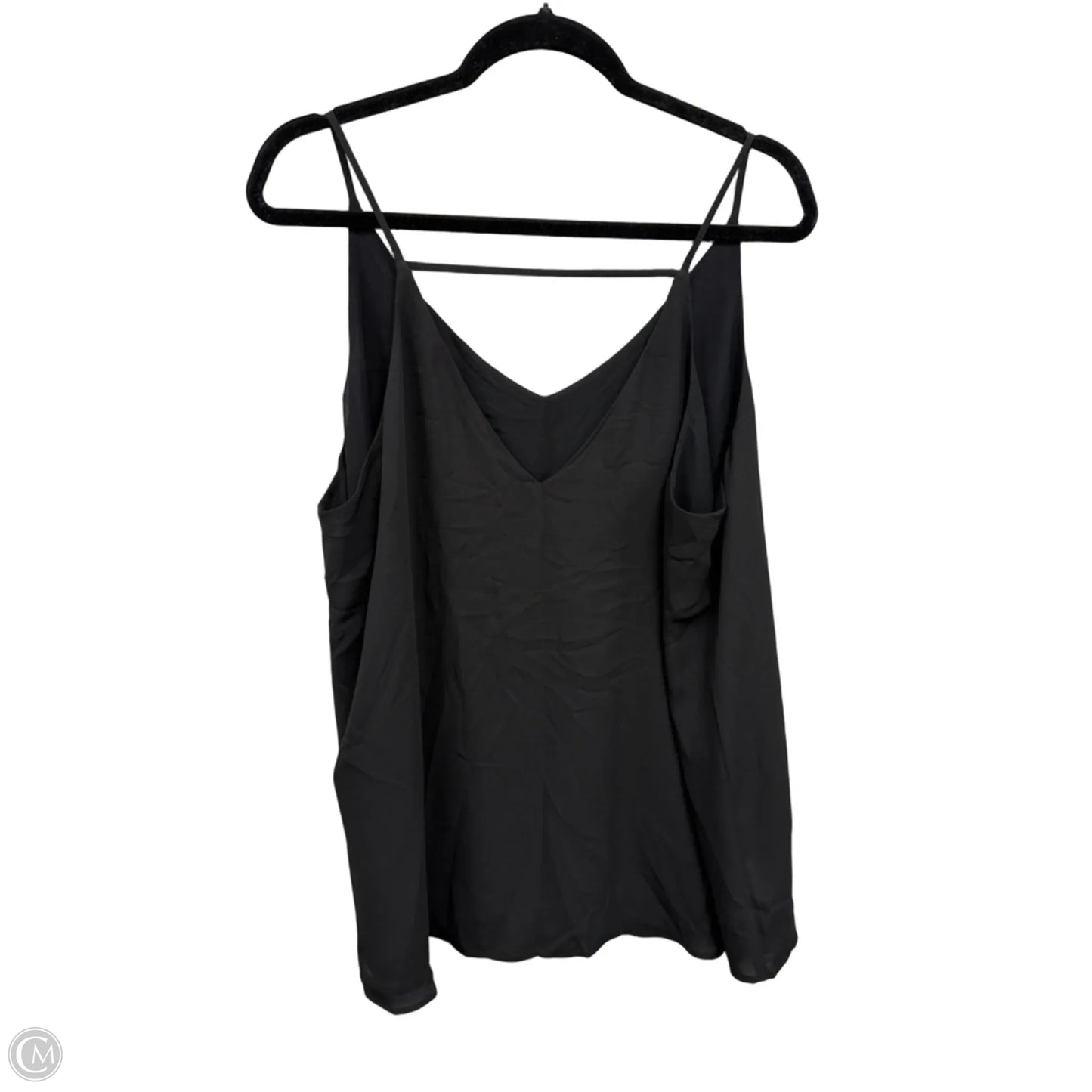 Blouse Sleeveless By Loft In Black, Size: Xl